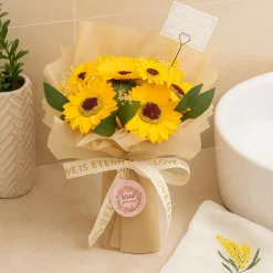Grand Bouquet de Tournesols de savon