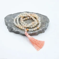 Mala Aventurine Rose | 108 perles