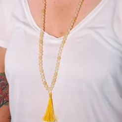 Mala Citrine | 108 perles