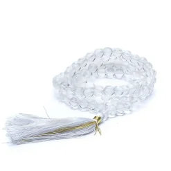 Mala Cristal de Roche Blanc | 108 perles