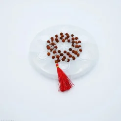 Mala Cristal de Roche - Rudraksha | 108 perles