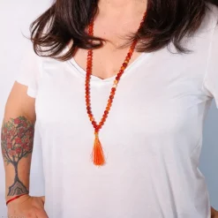 Mala en Cornaline | 108 perles