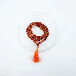 Mala en Cornaline | 108 perles