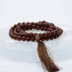 Mala en Jaspe Rouge | 108 perles