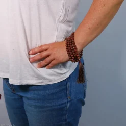 Mala en Jaspe Rouge | 108 perles