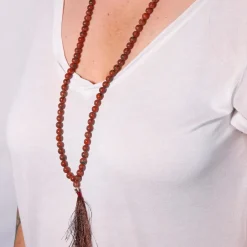 Mala en Jaspe Rouge | 108 perles