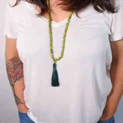 Mala Jade Xinyi avec Pompon | 108 perles