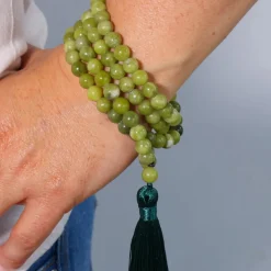 Mala Jade Xinyi avec Pompon | 108 perles