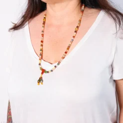 Mala magnifique mix d'agates | 108 perles