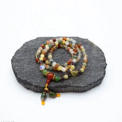 Mala magnifique mix d'agates | 108 perles