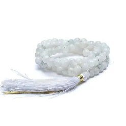 Mala Pierre de Lune Blanc | 108 perles