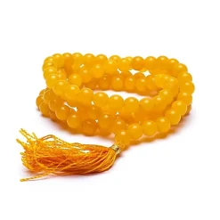 Mala Quartz Doré | 108 perles