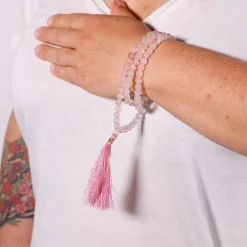 Mala Quartz Rose- perles de 6 mm | 108 perles