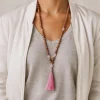 Mala Rudraksha & Quartz Rose | 108 perles