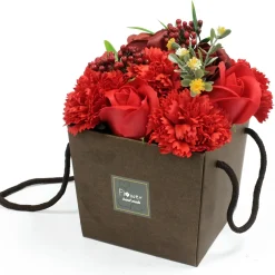 Panier de fleurs de savon