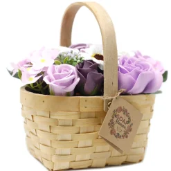 Panier de fleurs de savon - L