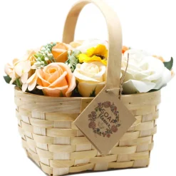 Panier de fleurs de savon - L