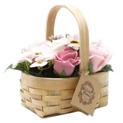 Panier de fleurs de savon - M