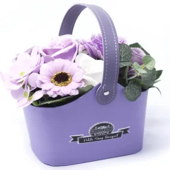 Panier de fleurs de savon - S
