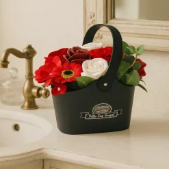 Panier de fleurs de savon - S