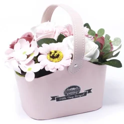 Panier de fleurs de savon - S