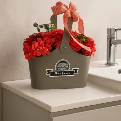 Panier de fleurs de savon - XL