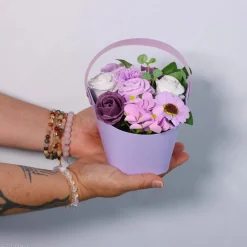 Panier de fleurs de savon - XL