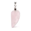 Pendentif Aile d'Ange en Quartz Rose