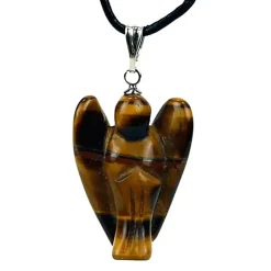 Pendentif Ange en Oeil du Tigre