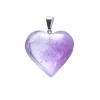 Pendentif Coeur en Améthyste