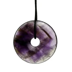 Pendentif Donut en Améthyste sans cordon