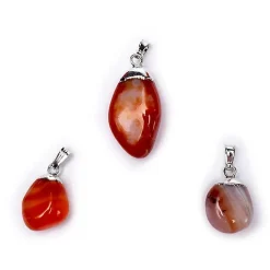 Pendentif en Agate Rouge