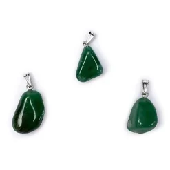 Pendentif en Aventurine Verte avec crochet