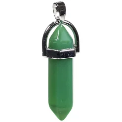Pendentif en Aventurine Verte - Forme Ovale