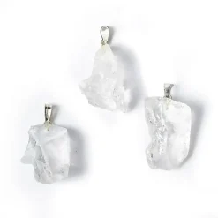 Pendentif en Cristal de Roche brut