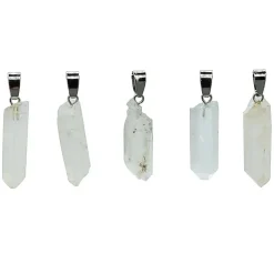 Pendentif en Cristal de Roche Naturel