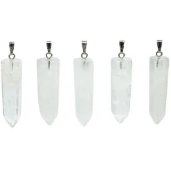 Pendentif en Cristal de Roche Naturel, petite taille