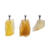 Pendentif en Fluorite Jaune Naturelle brute