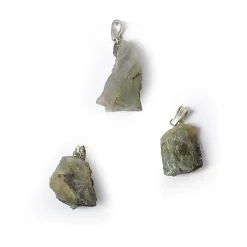 Pendentif en Labradorite Brute Naturelle
