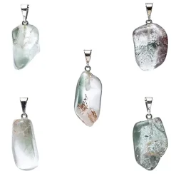 Pendentif en Lodolite percé - Quartz Chaman