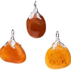 Pendentif en pierre Cornaline