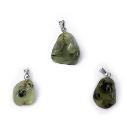 Pendentif en Prehnite avec crochet