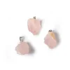 Pendentif en Quartz Rose brut