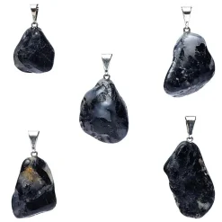Pendentif en Quartz Tourmaline percé