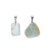 Pendentif en Topaze Bleue Naturelle brute