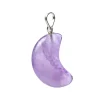 Pendentif Lune en Améthyste