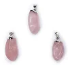 Pendentif Quartz Rose