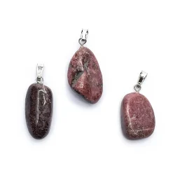Pendentif Rhodonite avec crochet