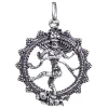 Pendentif Shiva Argenté Élégant