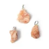 Pendentif Soleil avec Pierre Précieuse Brute